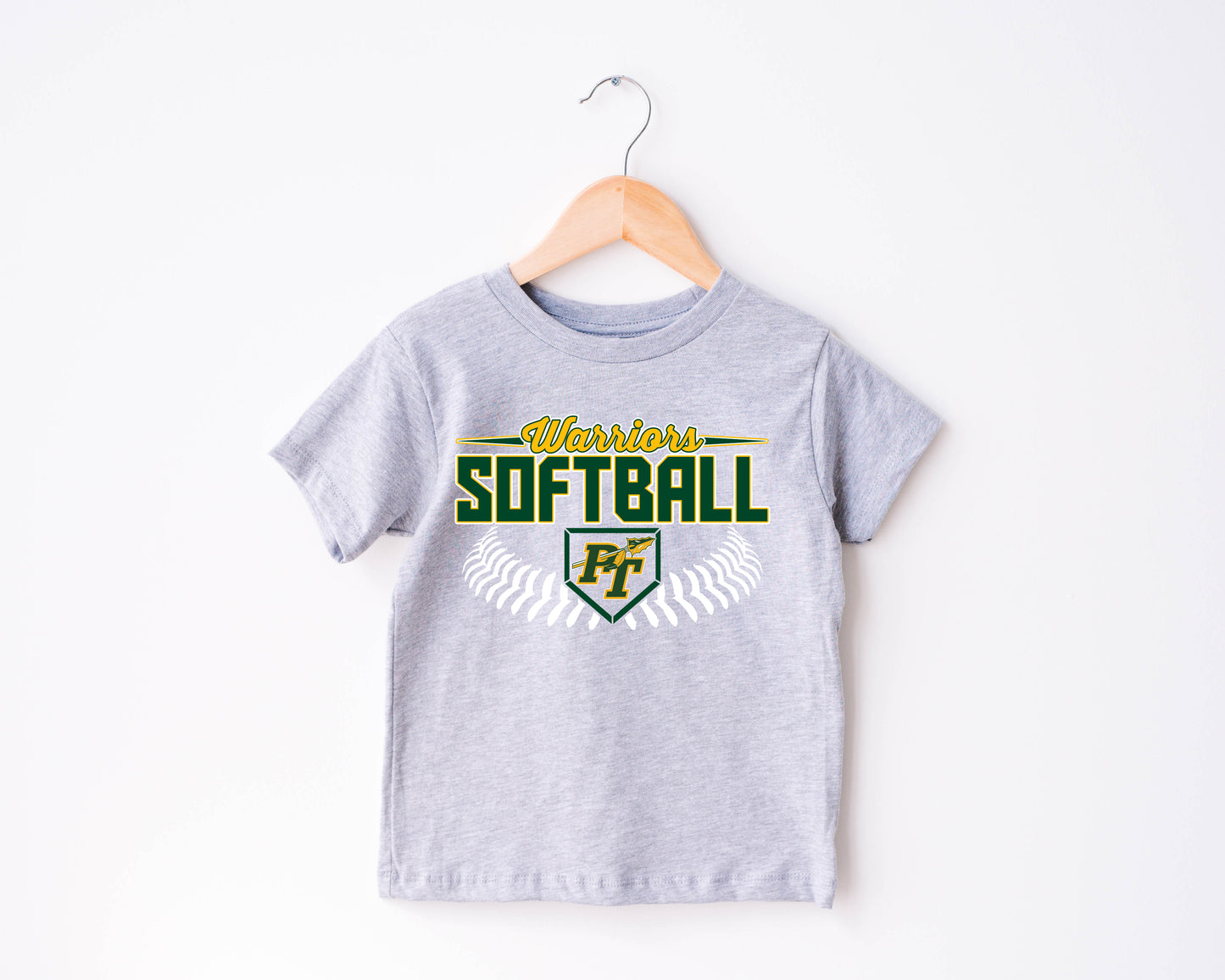 Warriors Softball Stitch - Toddler T-Shirt