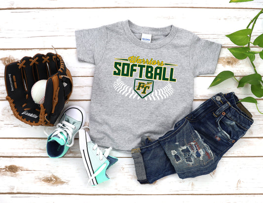 Warriors Softball Stitch - Youth T-Shirt