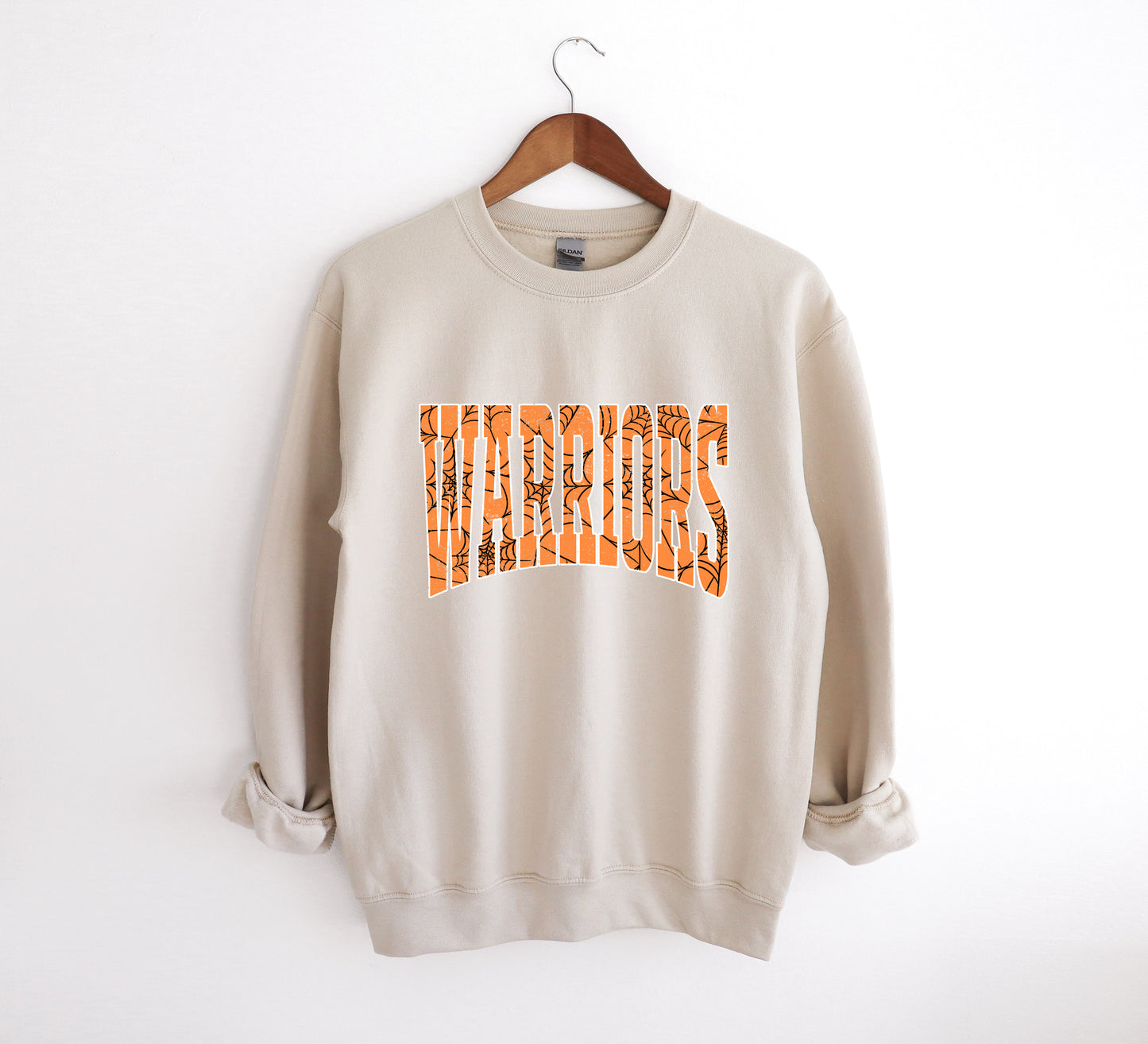 Warriors Spider Halloween - Adult Crew Sweatshirt
