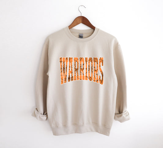 Warriors Spider Halloween - Adult Crew Sweatshirt