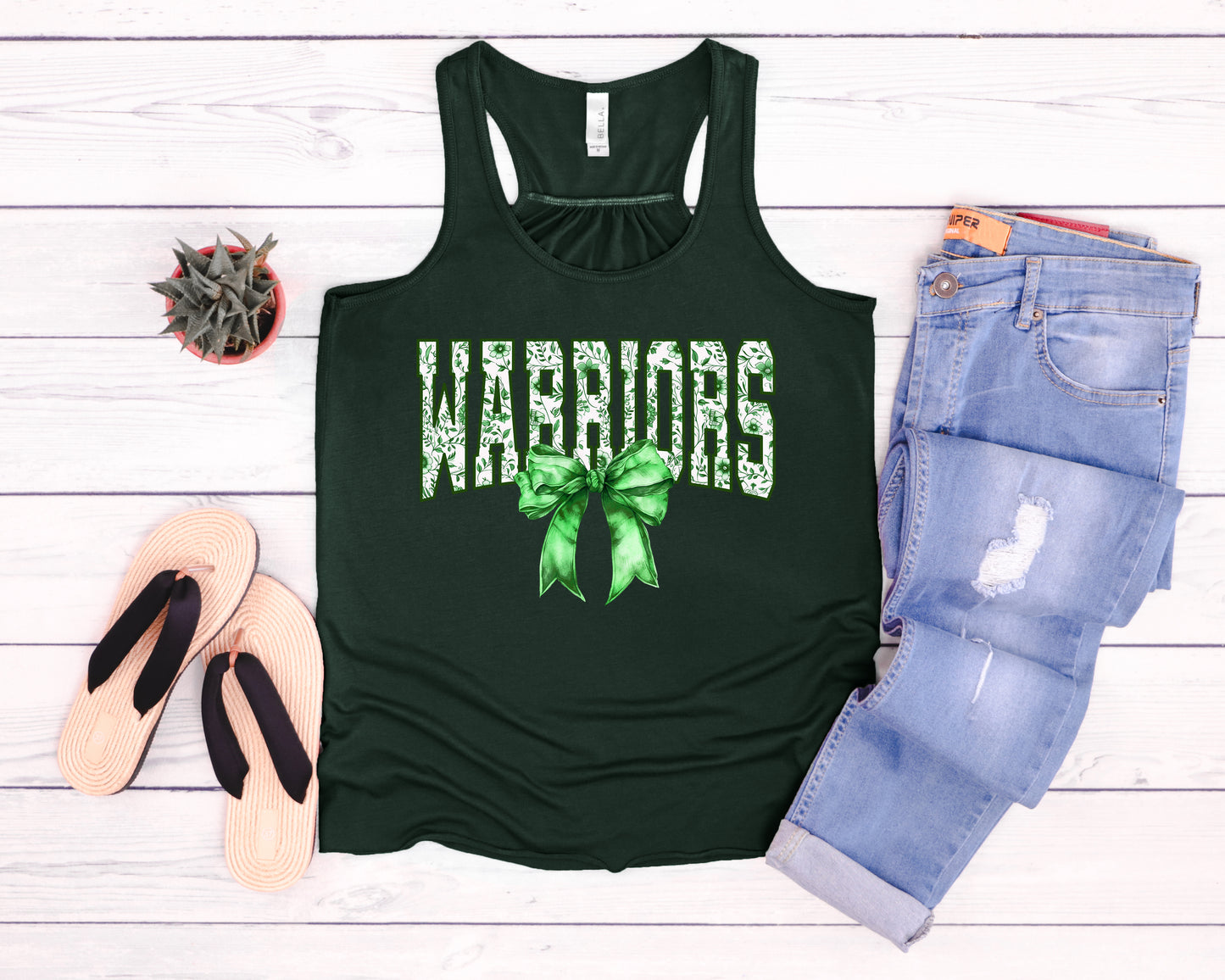 Warriors Toile - Flowy Tank