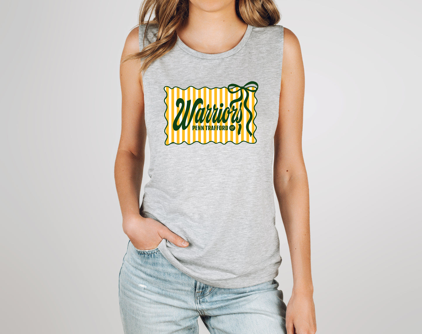 Warriors Stripes - Muscle Tank