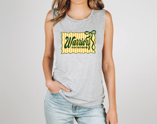 Warriors Stripes - Muscle Tank