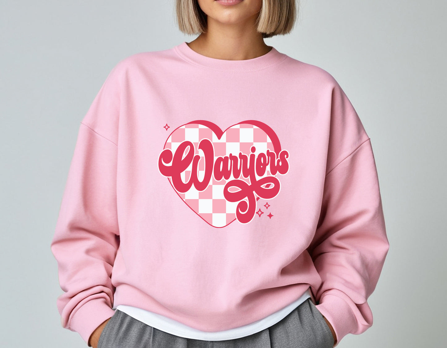 Warriors Valentines 2 - Adult Crew Sweatshirt