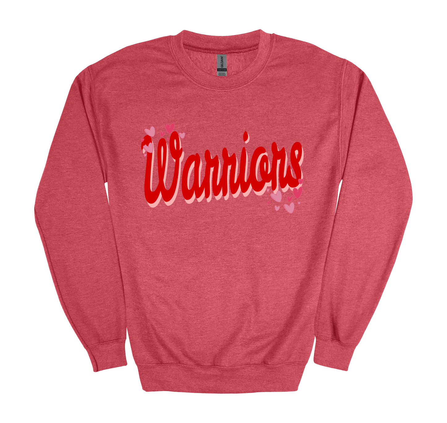 Warriors Valentines 3 - Adult Crew Sweatshirt