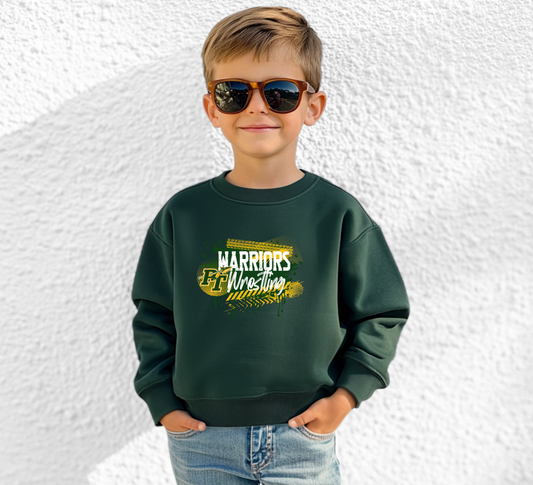 Warriors Wrestling 1 - Youth Crew Sweatshirt
