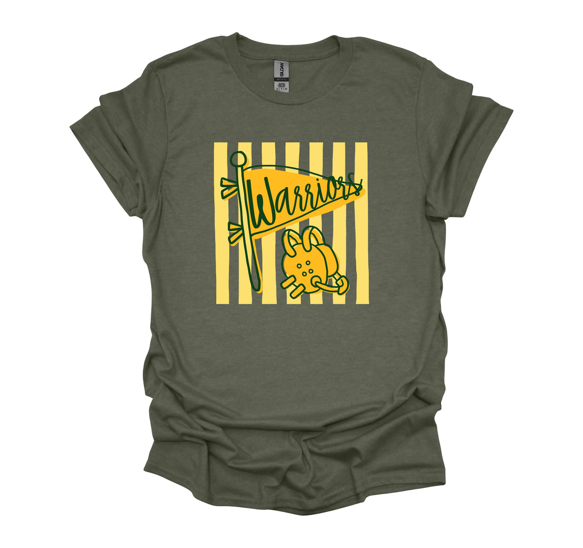 Warriors Wrestling Flag - Adult Unisex T-Shirt