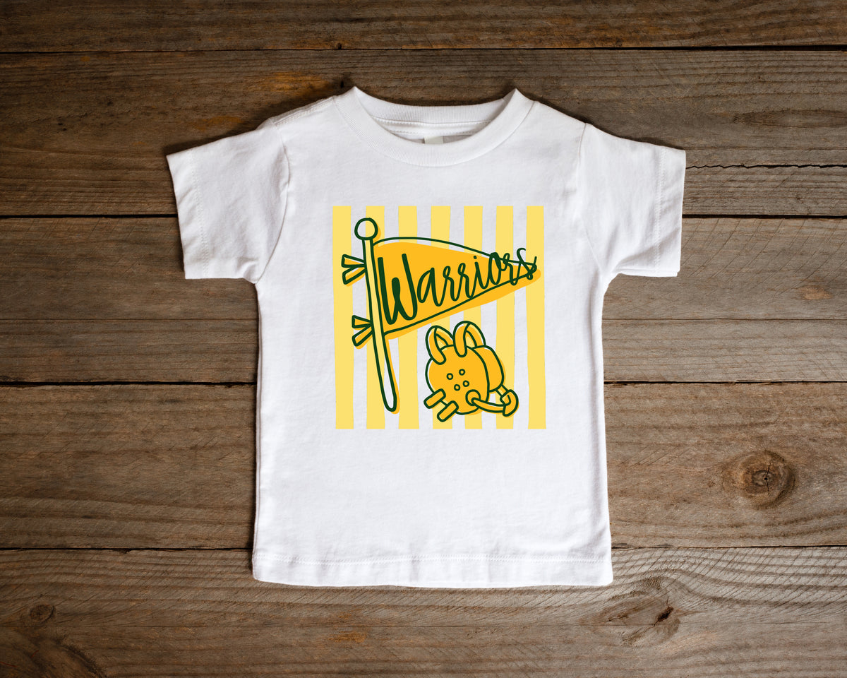Warriors Wrestling Flag - Toddler T-Shirt