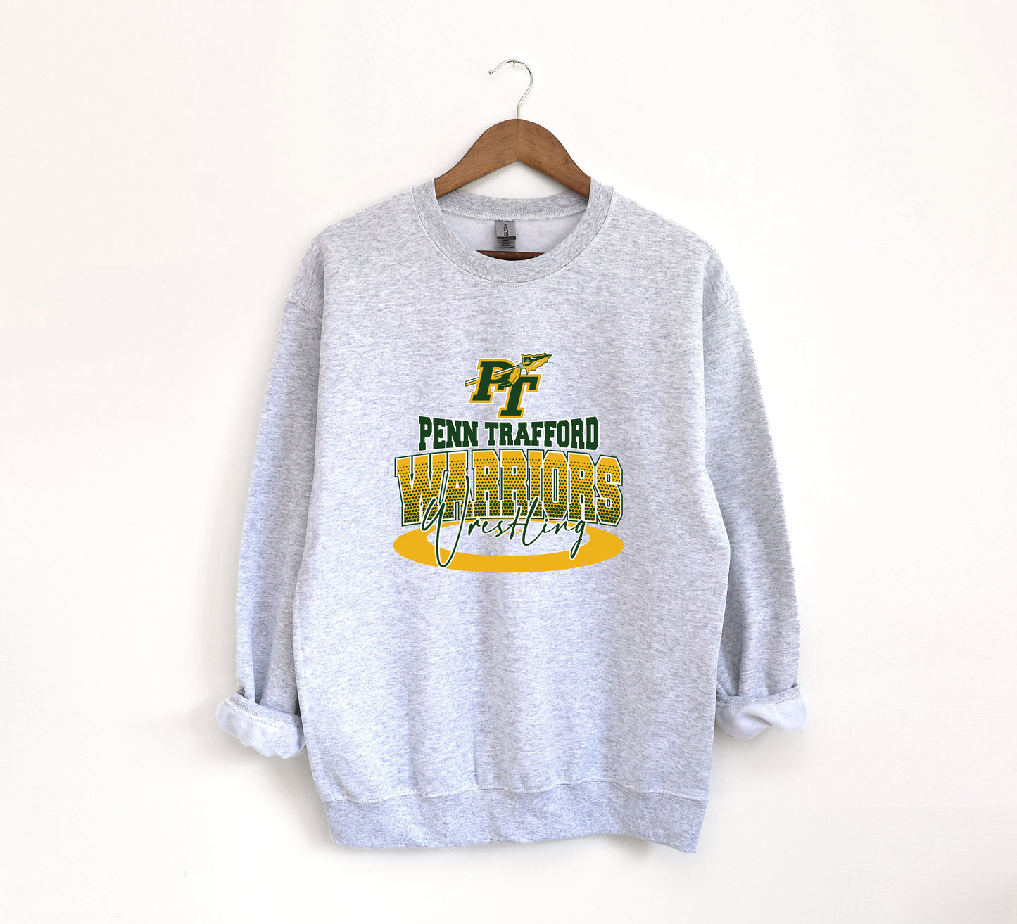 Warriors Wrestling - Adult Crew Sweatshirt