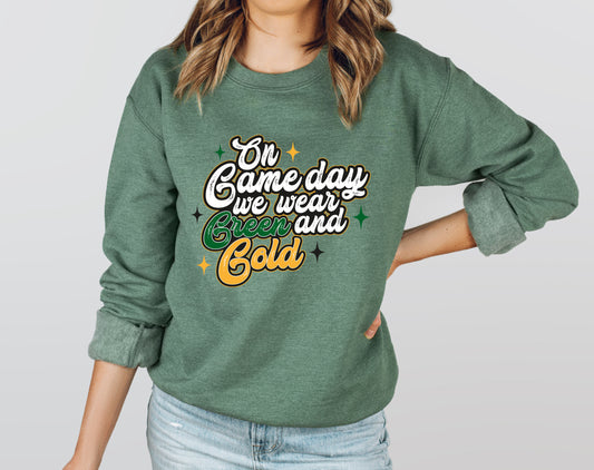 We Wear Green & Gold - Adult Crew Sweatshirt