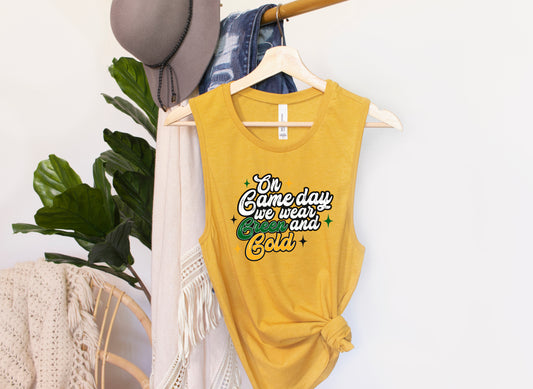 We Wear Green & Gold - Muscle Tank