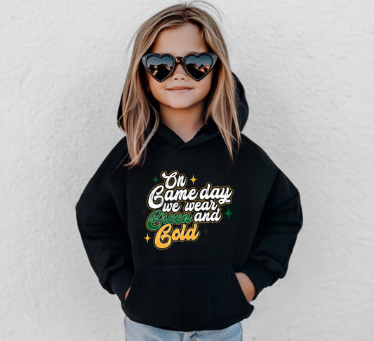 We Wear Green & Gold - Youth Hoodie